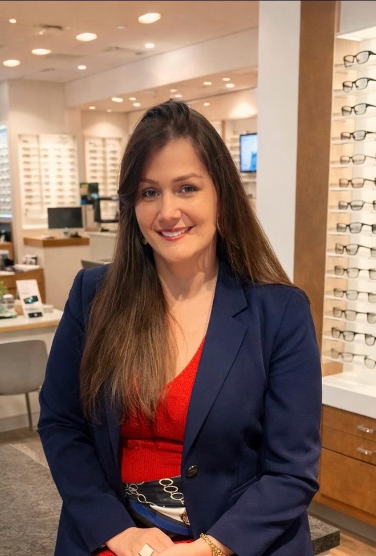 Juliana Silva em sua ótica